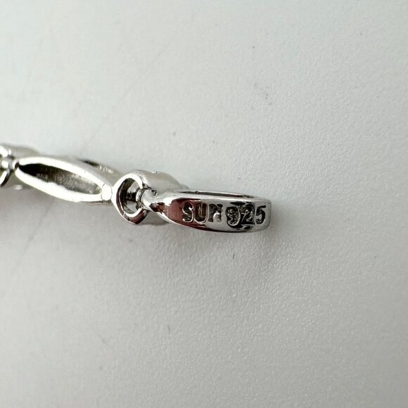 Princess Cut Lab Created Opal Bracelet with Diamond Accent - Picture 11 of 12